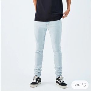 PacSun Light Stacked Skinny Jeans